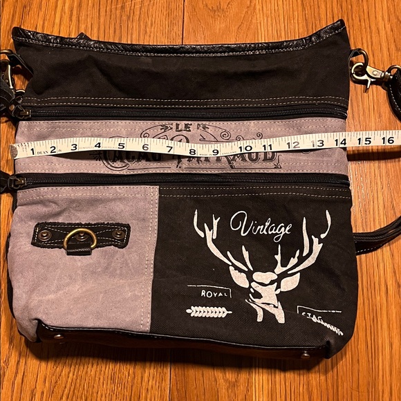 Myra large Cannon Ridge crossbody bag - Picture 6 of 8